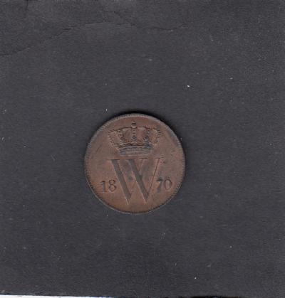 Beschrijving: 1 Cent WILLEM III 